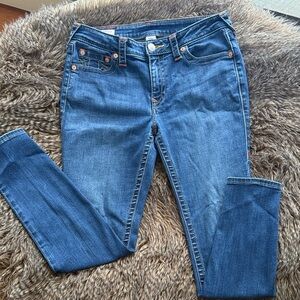 True Religion Women's Skinny Jeans - Dark Blue